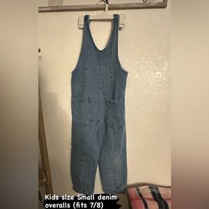 Blue Free People High Roller Jumpsuit Style for kids